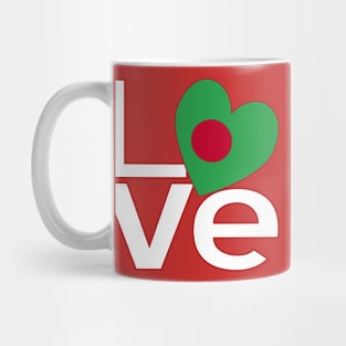 Bangladeshi LOVE White Red Mug